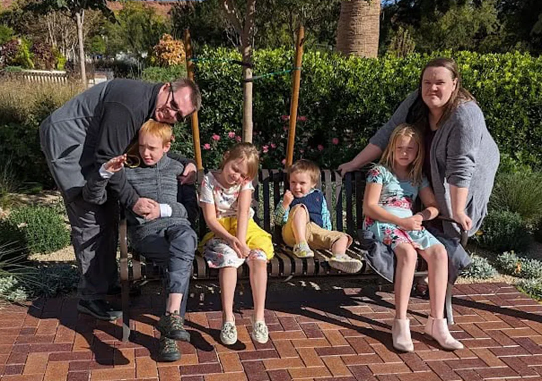 Robert Kuehler with family